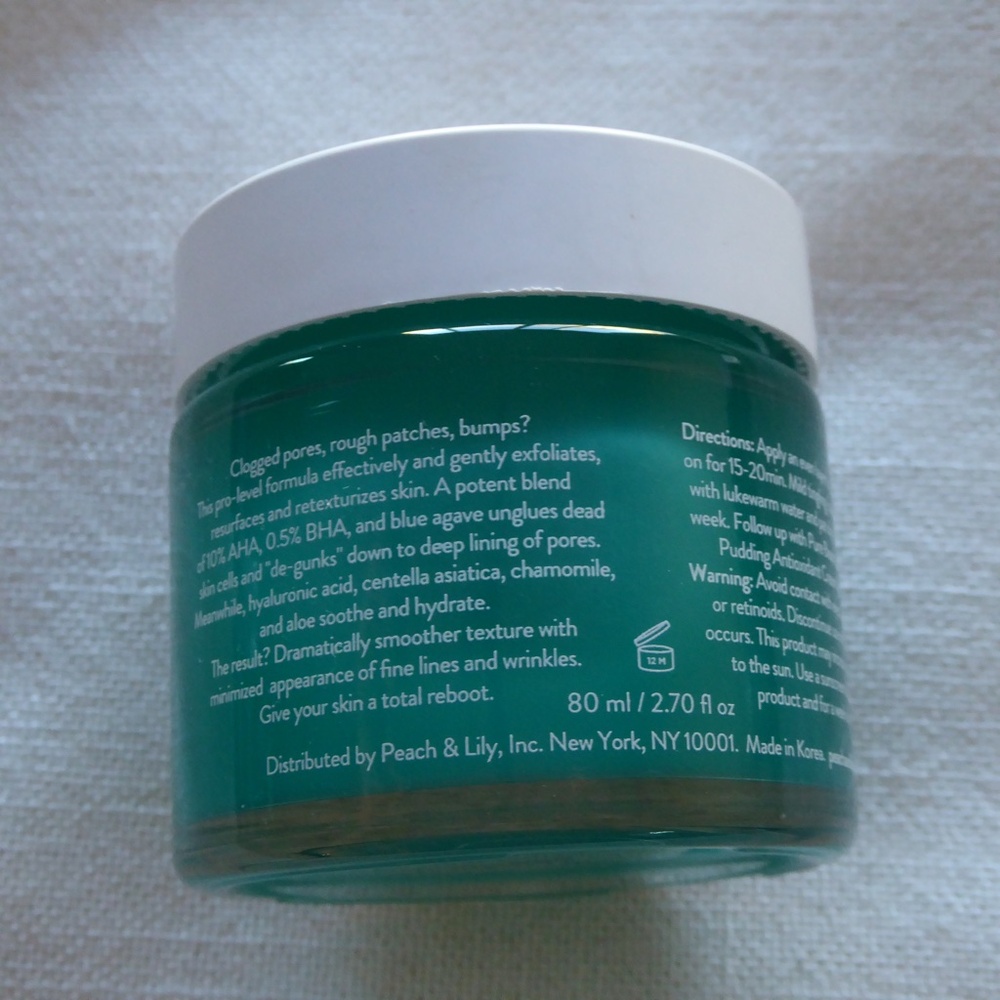Peach & Lily Super Reboot Resurfacing Mask 80ml / 2.4 fl oz NEW - Picture 2 of 3